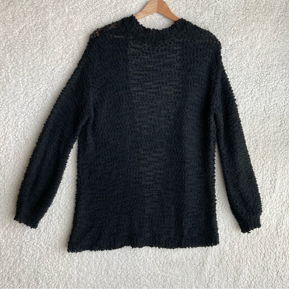 Wild Fable Women's black open front popcorn cardigan sweater, Sz S - Picture 12 of 15